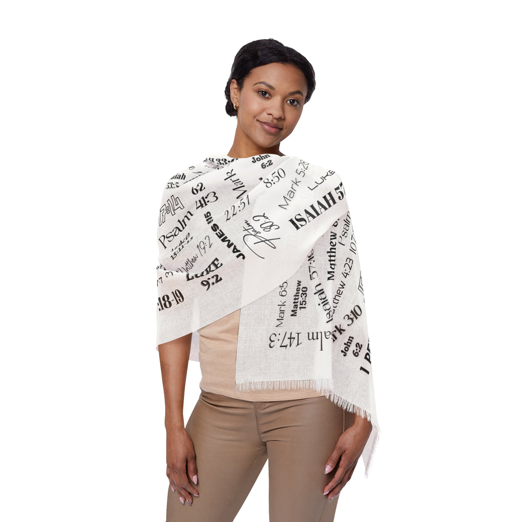 Healing Scriptures Light Scarf — Patterned Wrap