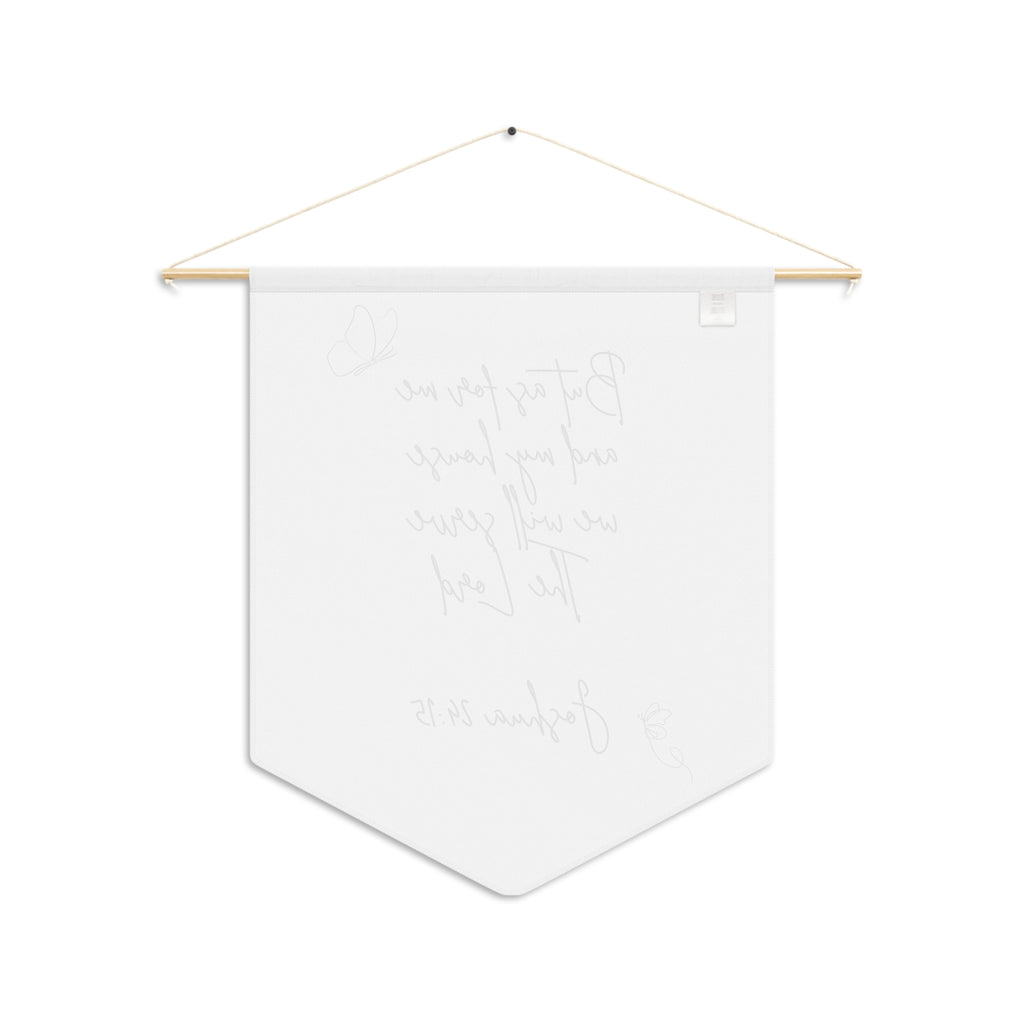 Inspirational Wall Pennant, Joshua 24:15