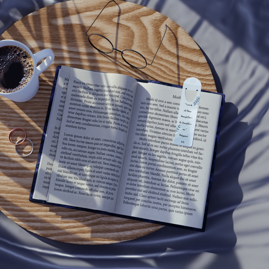 Inspirational Bookmark - Philippians 4:13