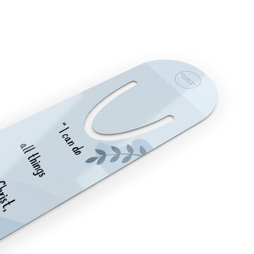 Inspirational Bookmark - Philippians 4:13