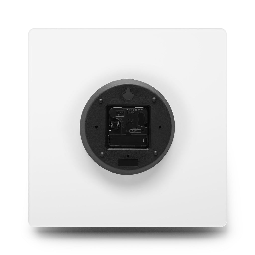 Inspirational Wall Clock - Acrylic Square "...there is a season, and a time... Ecclesiastes 3:1