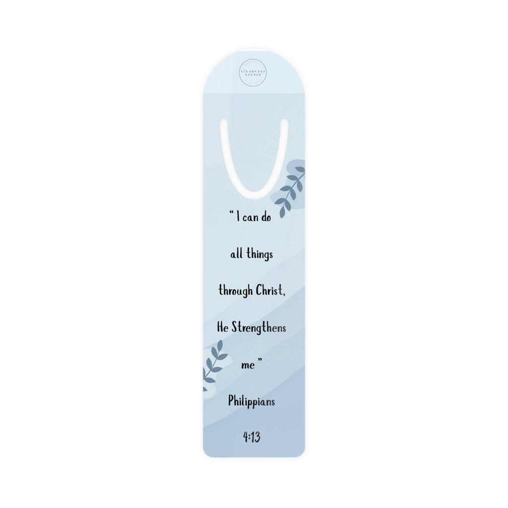 Inspirational Bookmark - Philippians 4:13